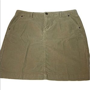 Tan Corduroy BASS Skirt - NWT